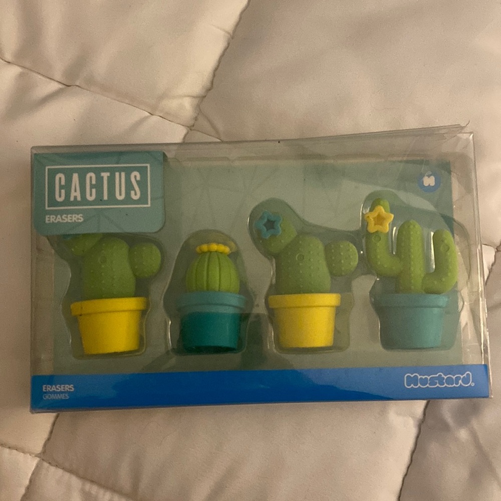 Cactus Erasers